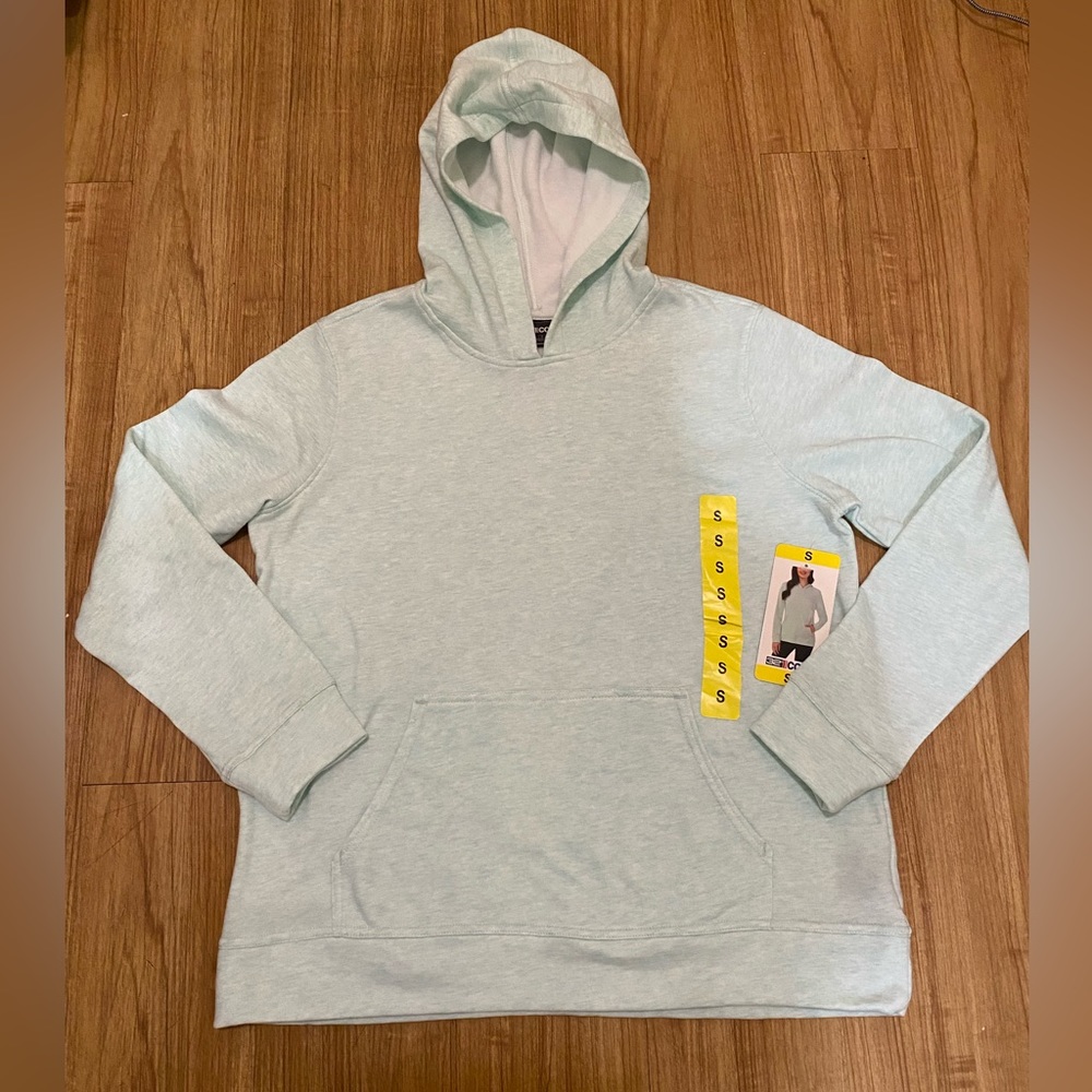 32 Degrees Women's Pullover Hoodie  Light Green NWT Sz: S.